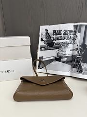 	 YSL Beige Cassandre mini textured-leather shoulder bag - 19x12x4cm - 2
