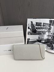 	 YSL Light Grey Cassandre-plaque Cross Body Bag - 6
