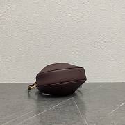 	 TEEN CELINE LULU IN GRAINED CALFSKIN BURGUNDY - 22x15x5cm - 6