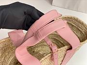 Chloe Sense Medium Basket Bag in Pure Pink - 45*24*18cm - 3