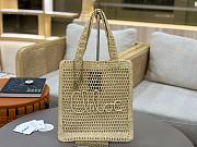 Chloé Summer Banana Tote Bag In Raffia in Hot sand - 33*37*2cm - 5