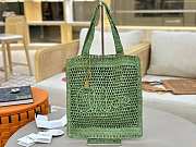 Chloé Summer Banana Tote Bag In Raffia - 33*37*2cm - 4