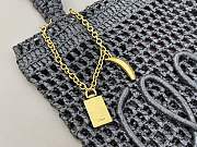 Chloé Summer banana panier raffia black bag -  22*30*2cm - 4