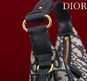	 Dior Mini D-Journey Bag Blue Dior Oblique Jacquard - 18x17x9cm - 2