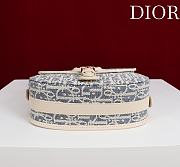 	 Dior Bobby Bag Blue Oblique Jacquard - 22×17×6cm - 6