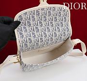 	 Dior Bobby Bag Blue Oblique Jacquard - 22×17×6cm - 2