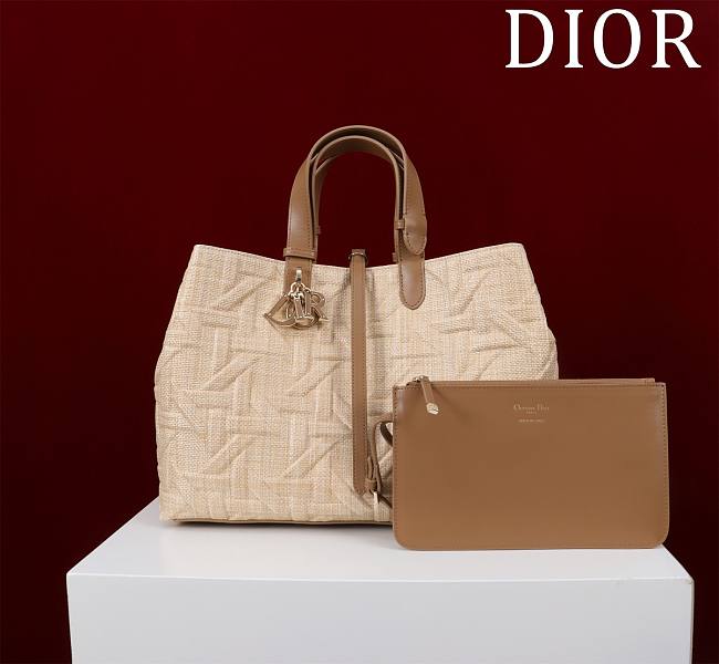 	 Large Dior Toujours Bag Brown - 37 × 20 ×28.5cm - 1