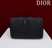 Dior Small Toujours Bag Black Macrocannage Calfskin - 23*15*15cm - 5