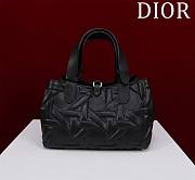 Dior Small Toujours Bag Black Macrocannage Calfskin - 23*15*15cm - 4