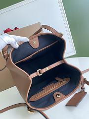 Burberry Brown Horseferry Check Canterbury Panels Tote Braun Mehrfarben Beige - 28x26cm - 6